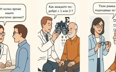 Каква е разликата между офталмолог, оптометрист и оптик?